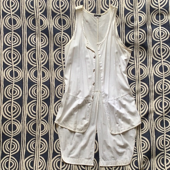 Ann Demeulemeester white layering shirt - Picture 1 of 3